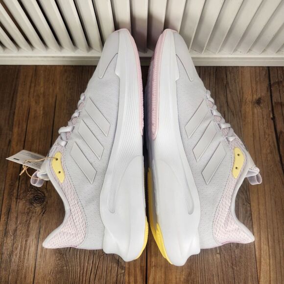 Adidas Bounce Alphaedge+ IF7286 Womens Size 9.5 Gray Pink Running Sneakers Shoes - Picture 6 of 11